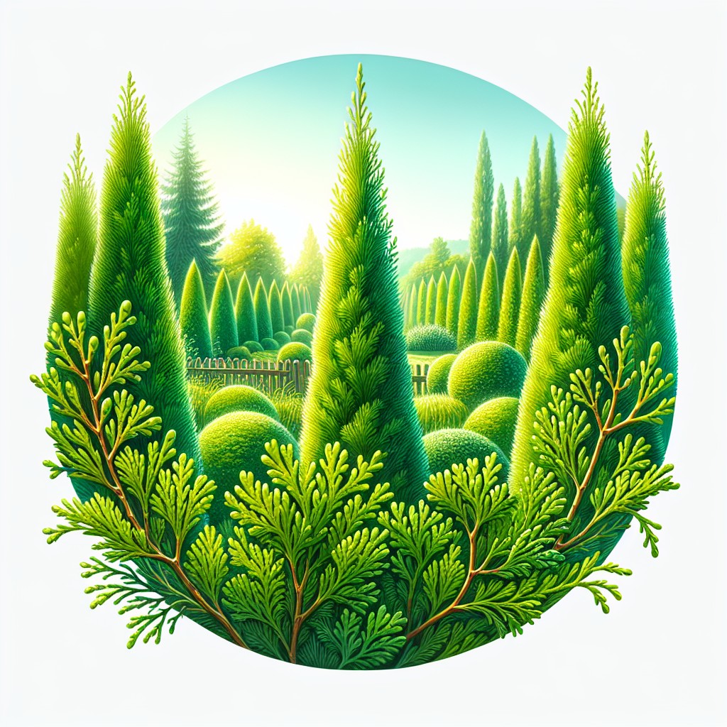Thuja smaragd als natürlicher Lärmschutz