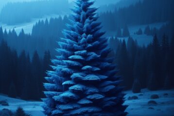 Blau Fichte