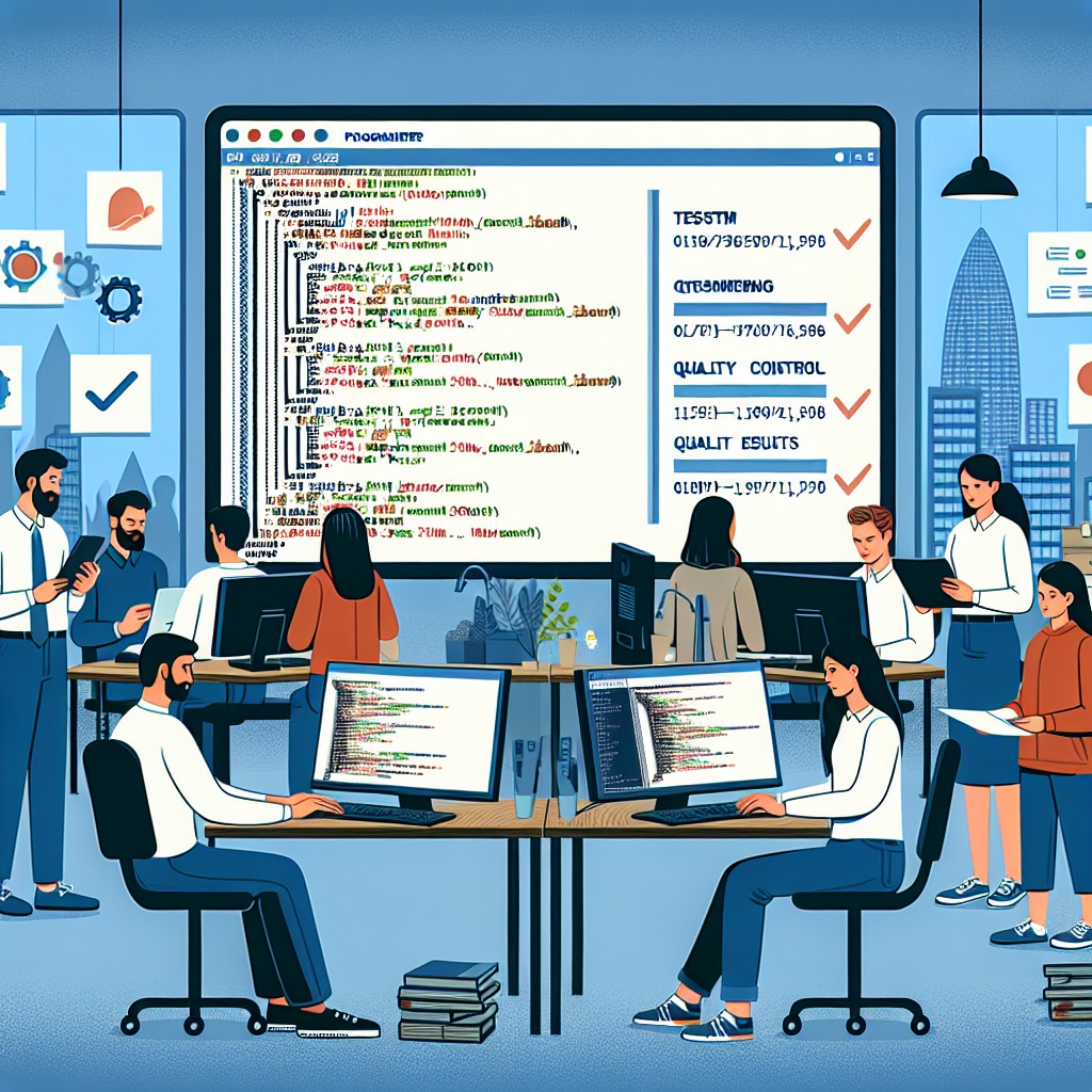 Zarządzanie jakością oprogramowania w software house: testowanie i kontrola jakości.